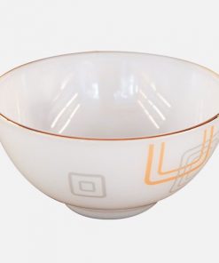 Bát Cơm Đáy Nhỏ Họa Tiết Hoa Vuông 60K 1