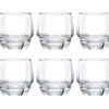 Cốc Thủy Tinh Ocean Charisma Rock-340Ml 2 Bộ 6 Ly Charisma In Logo