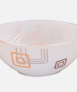 Bát Không Nắp Bằng Thủy Tinh Opal Mp-Usa Home Set 7”-749 11 Tô Bầu Họa Tiết Hoa Vuông 150K