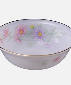 Bát Không Nắp Thủy Tinh Opal Mp-Usa Home Set 7.25”-218 12 Tô Loe 8 Họa Tiết Hoa Màu Hồng 150K 1