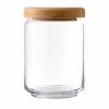 Hũ Thủy Tinh Ocean Pop Jar Nắp Gỗ - 650 Ml 1 Hũ Thủy Tinh Ocean Pop Jar Nắp Gỗ - 650 Ml