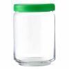 Hũ thủy tinh Ocean STAX JAR  nắp nhựa màu - 650 ml