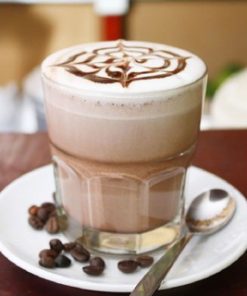 Bộ 6 cốc ly thủy tinh thái lan cafe cốt dừa giá rẻ (306ml)