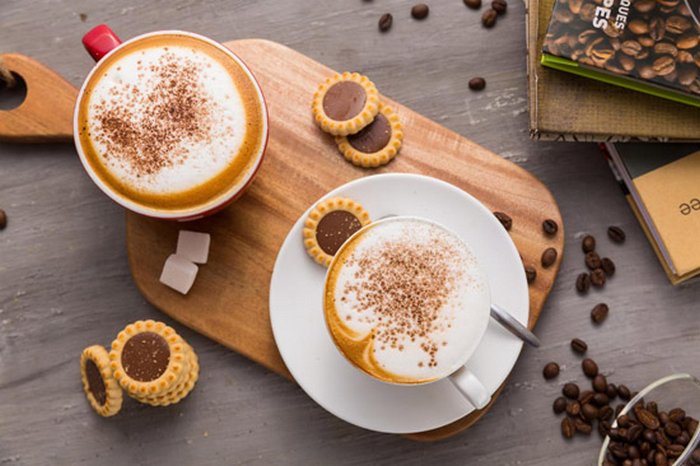 Danh sách 64 mẫu hình ảnh ly cà phê capuchino