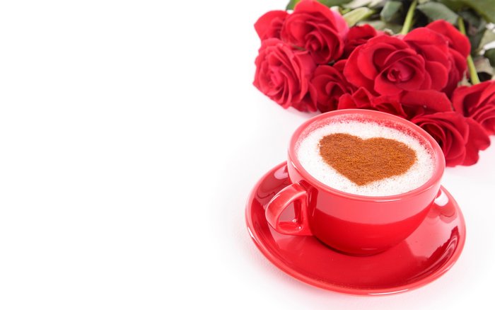 Lưu ngay 27 hình ảnh ly cà phê và hoa hồng cực lãng mạn