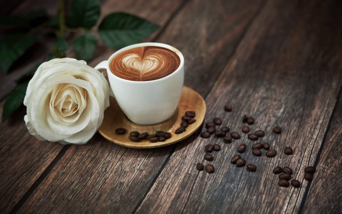 Lưu ngay 27 hình ảnh ly cà phê và hoa hồng cực lãng mạn