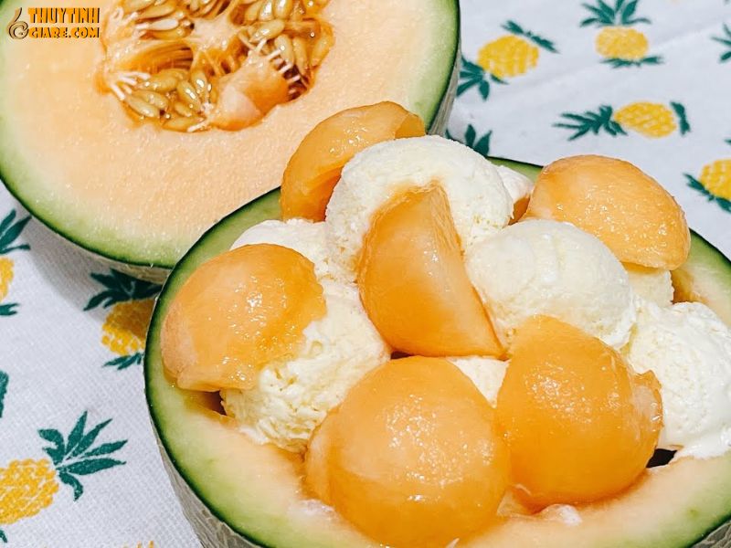 Cách Làm Kem Dưa Lưới Với Lòng Đỏ Trứng Gà