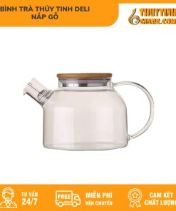 Bình Trà Tt Deli NắP Gỗ 1L