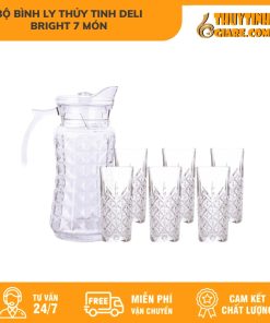 Bộ Bình Ly Tt Deli Bright 7 Món