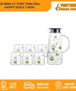 Bộ Bình Ly Tt Deli Happy Duck 7 Món