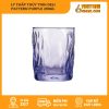 Ly ThấP ThủY Tinh Deli Pattern Purple 290Ml