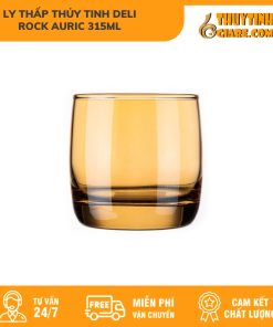Ly ThấP ThủY Tinh Deli Rock Auric 315Ml