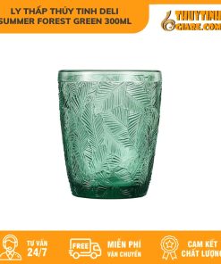 Ly ThấP ThủY Tinh Deli Summer Forest Green 300Ml
