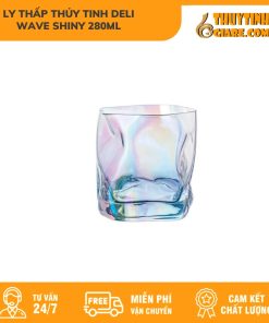 Ly ThấP ThủY Tinh Deli Wave Shiny 280Ml